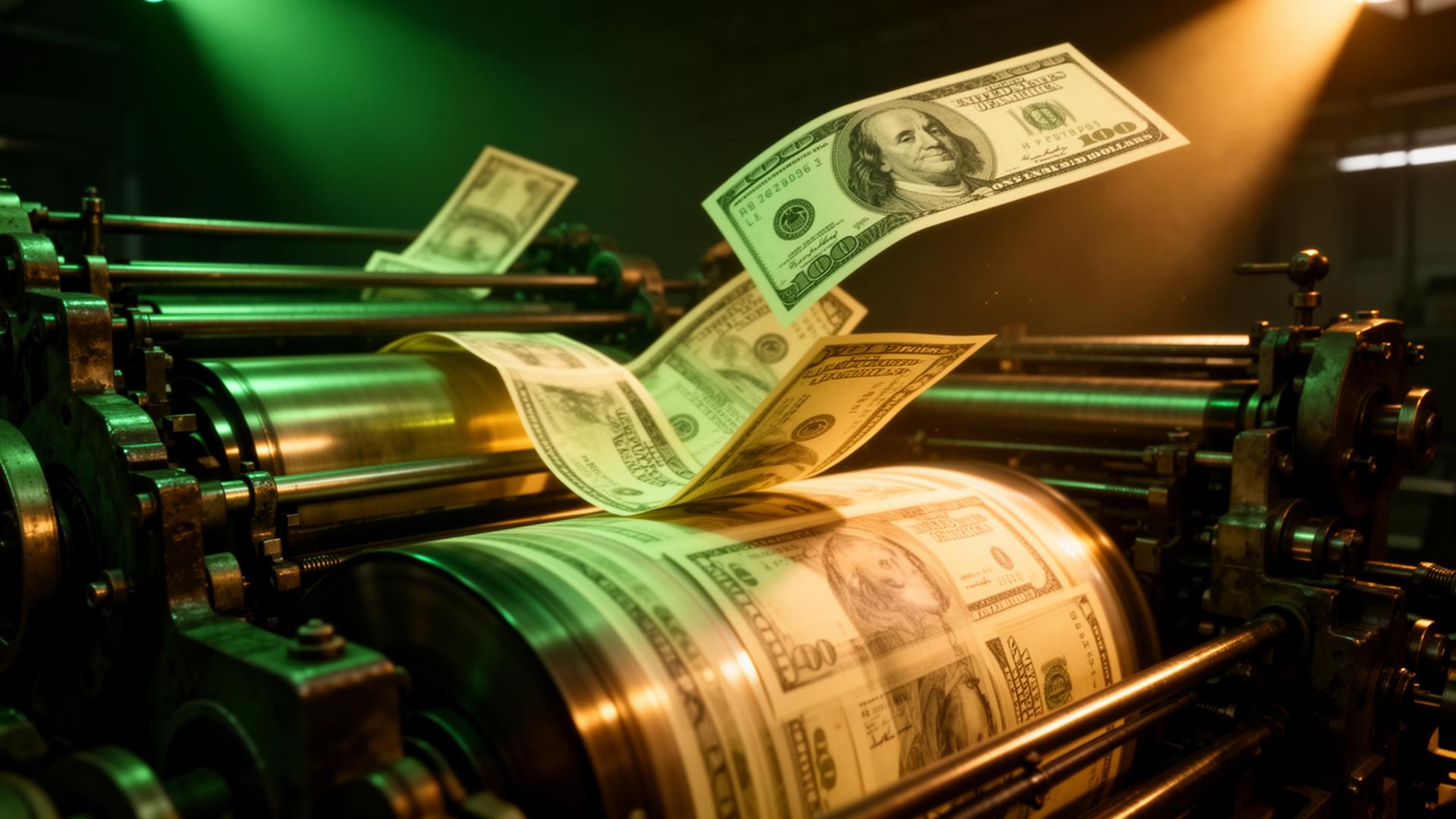 Money printing press